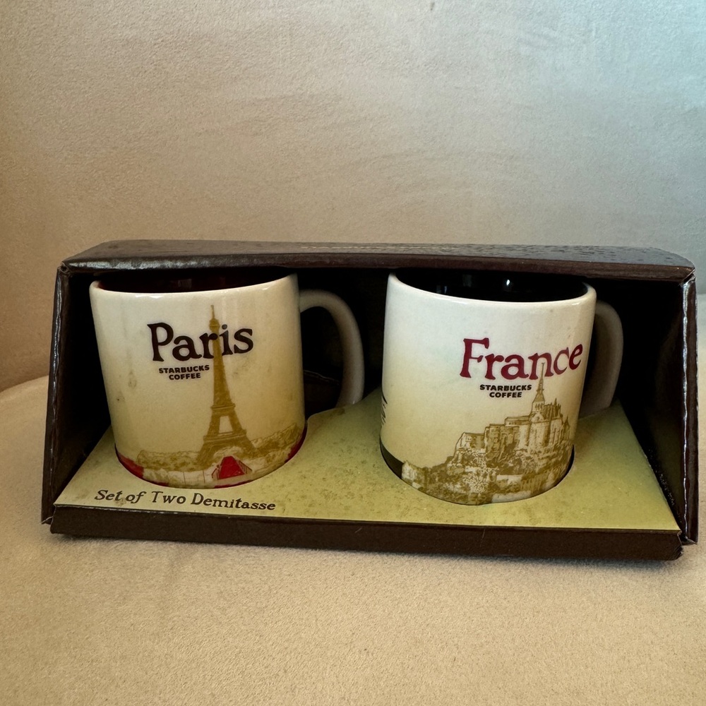 Starbucks set of two Demitasse cups